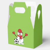 Funny Snowman met Voetbal Bedankdoosjes (Geopend)