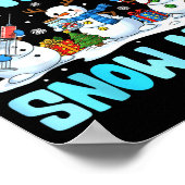 Funny Snowman Nurse We Love Our Patients Snow Much Poster (Hoek)