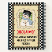 Funny snowman soup kerstrecept boek (Achterkant)