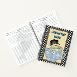 Funny snowman soup kerstrecept boek