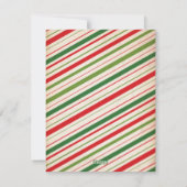 Funny Snowman vs Rabbit Christmas  Feestdagenkaart (Achterkant)