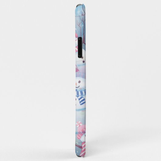 Funny Snowmen-kerstboom - strijklantaarn Case-Mate iPhone Case (Achterkant/rechts)