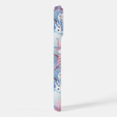 Funny Snowmen-kerstboom - strijklantaarn iPhone Hoesje (Rechterkant)