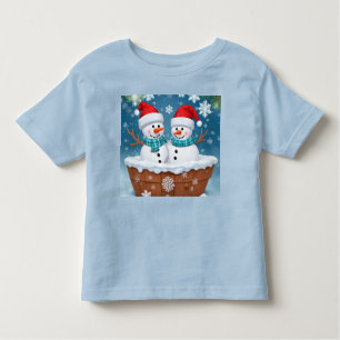 Funny Snowmen Kinder Shirts