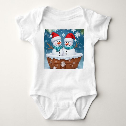 Funny Snowmen Romper (Voorkant)