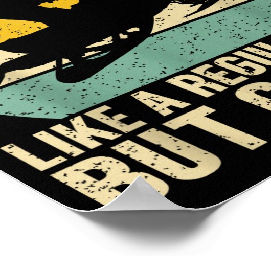 Funny Snowmobile Dad Like A Regular But Cooler Win Poster (Hoek)