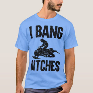 Funny Snowmobile Lover Snowmobier Sled Lover I Ba T-shirt