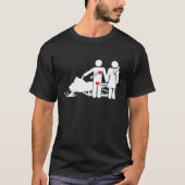 Funny Snowmobile Snowmobiing T-shirt (Voorkant)