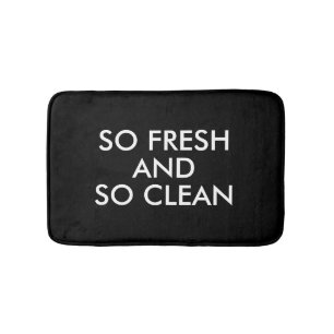 Funny So Fresh and So Clean hipster humor citeert Badmat
