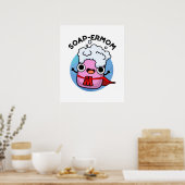 Funny soap Mam Pun Poster (Keuken)