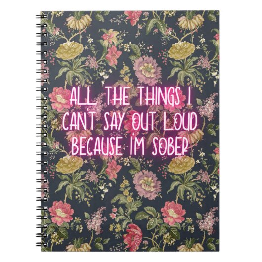 Funny Sobriety Journal Notitieboek (Voorkant)