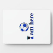 Funny soccer cup - Ik ben hier Fotoplaat (voorkant)