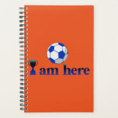 Funny soccer cup - Ik ben hier Planner (Voorkant)
