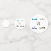 Funny Soccer Cup Sticker Confetti (Voorkanten)