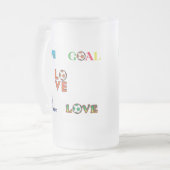Funny Soccer Cup Sticker Matglas Bierpul (Voorkant links)