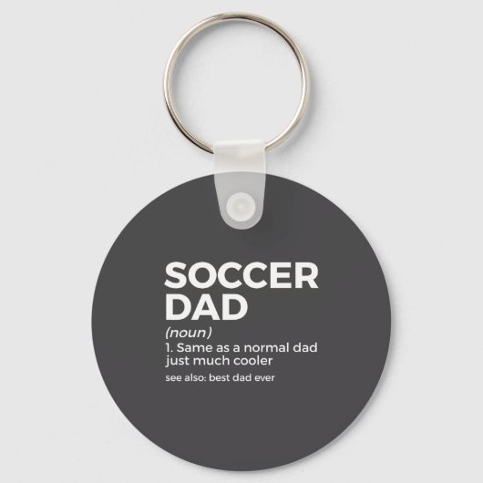 Funny Soccer Dad Definition For Mens Soccer Playe Sleutelhanger (Voorkant)