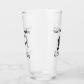 Funny Soccer Dribbler Champion, Beer Glass Glas (Links)