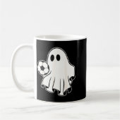 Funny Soccer Ghost Playing Soccer Lovers Halloween Koffiemok (Links)