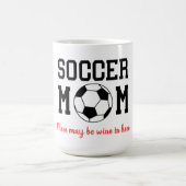 Funny Soccer Mam Koffiemok (Center)