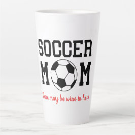 Funny Soccer Mam Latte Mok
