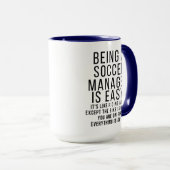 Funny Soccer Manager Mok (Voorkant rechts)