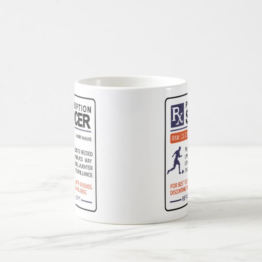 Funny Soccer Mok Prescription Design (Center)