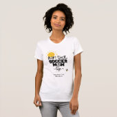 Funny SOCCER MOM Moederdag Birthday personaliseren T-shirt (Voorkant volledig)