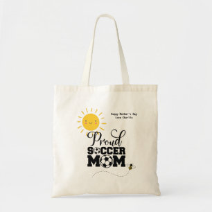 Funny SOCCER MOM Moederdag Birthday personaliseren Tote Bag