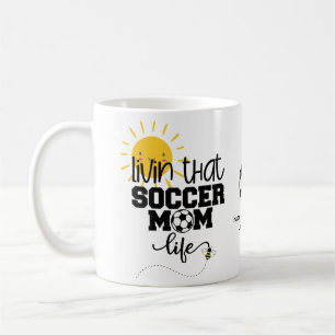 Funny SOCCER MOM Moederdag Birthday Personalized Koffiemok