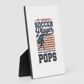 Funny Soccer Pops Vintage Engraving Shirt Design_1 Fotoplaat (Zijkant)
