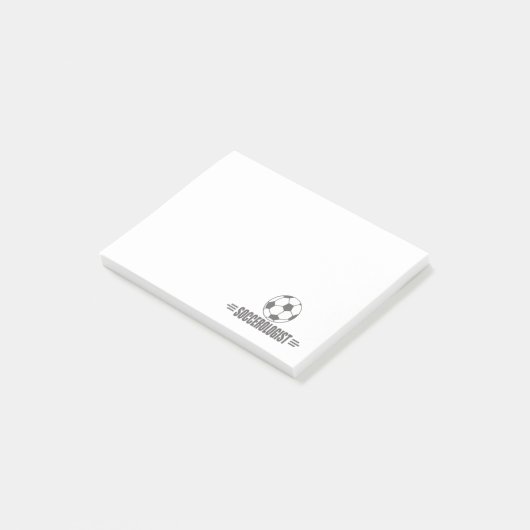 Funny Soccer Post-it® Notes (Schuin)