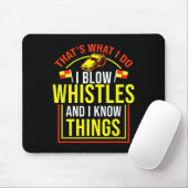 Funny Soccer Referee Design, Gift For Ref  Muismat (Met muis)