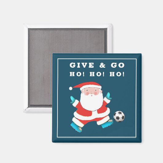 Funny Soccer Stocking Stuffer Magneet (Voorkant / Achterkant)