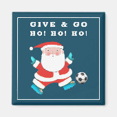 Funny Soccer Stocking Stuffer Magneet (Voorkant)