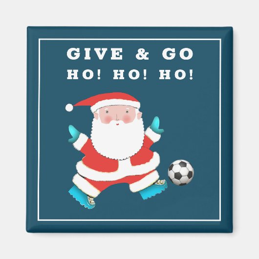 Funny Soccer Stocking Stuffer Magneet (Voorkant)