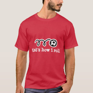 Funny soccer t-shirt Zo ga ik werken