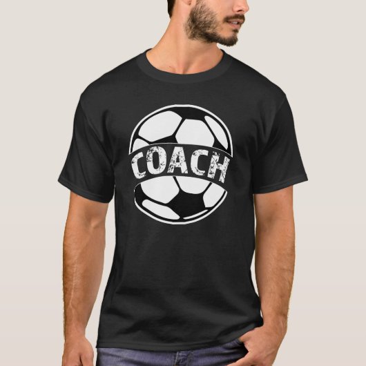Funny Soccer Team Coach Shirt - Mannen voetbalcade (Voorkant)