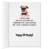 Funny Social Distance Birthday Well Dpress Dog (Binnen (Rechts))