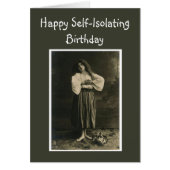 Funny Social Distancing Birthday Humor (Voorkant)