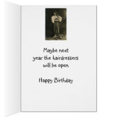 Funny Social Distancing Birthday Humor (Binnen (Rechts))