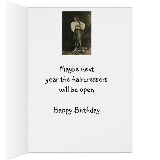 Funny Social Distancing Birthday Humor (Binnen (Rechts))