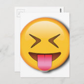 Funny Social Emoji Briefkaart (Voorkant / Achterkant)