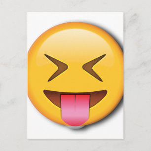 Funny Social Emoji Briefkaart