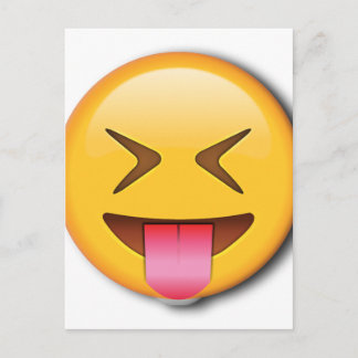 Funny Social Emoji Briefkaart