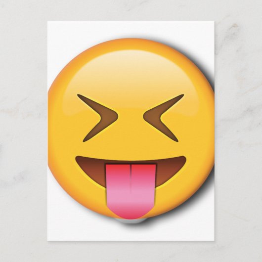 Funny Social Emoji Briefkaart (Voorkant)