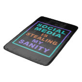 Funny "Social Media" badmatten (Gekanteld)