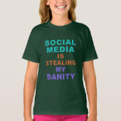 Funny "Social Media"-shirten en -jassen T-shirt (Voorkant)