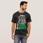 Funny Social Work Student Masters Degree Graduati T-shirt (Voorkant volledig)