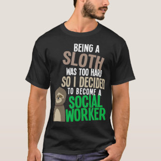 Funny Social Work Student Masters Degree Graduatio T-shirt