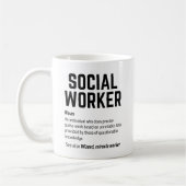 Funny Social Worker Dictionary Definition Koffiemok (Links)